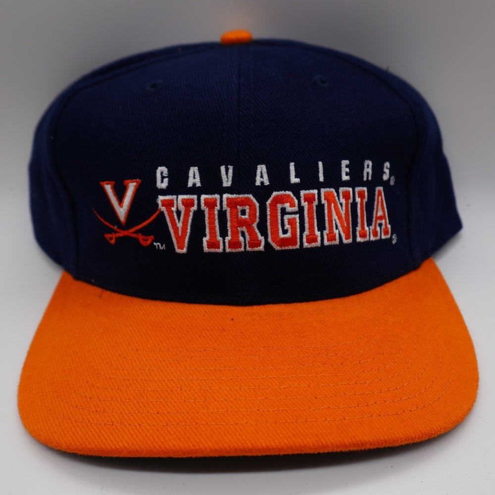 Twins Enterprise Virginia Cavaliers Hat Mens OS Navy Orange Vintage Strapback